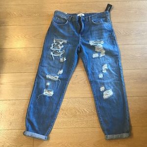 F21 boyfriend fit jeans size 30